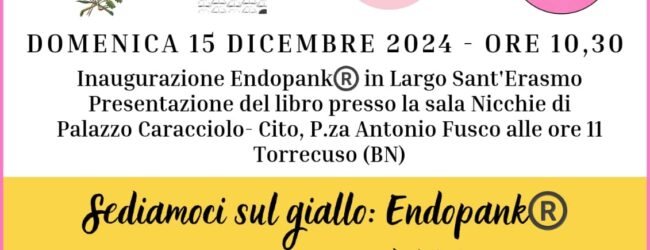 Torrecuso,domani si inaugura la panchina gialla l’Endopack®️’