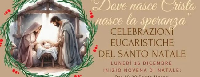 Dove nasce Cristo nasce la speranza, la Parrocchia Maria Santissima Annunziata di Pietrastornina si appresta a celebrare il Santo Natale