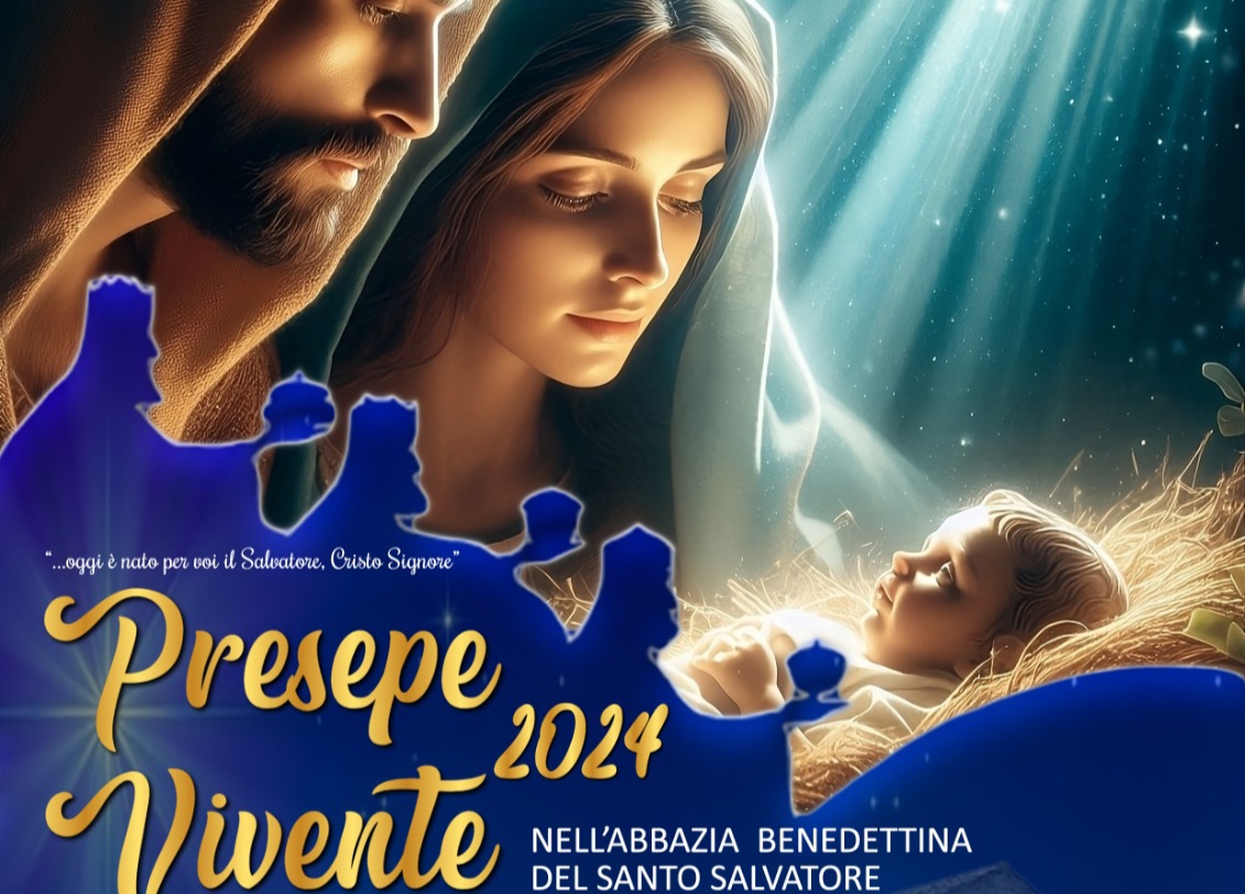 Un presepe vivente nell’Abbazia benedettina di San Salvatore Tekes