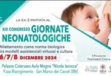 Aorn San Pio, XIX congresso giornate neonatologiche