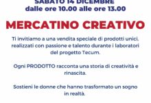 Mercatino Creativo, sabato di solidarietà a Napoli