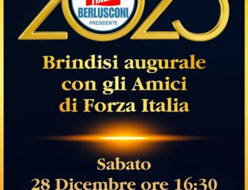 Forza Italia, il 28 Dicembre conferenza stampa e auguri 