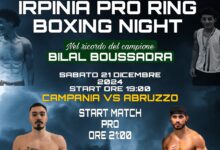 “Boxing Night” nel ricordo del pugile Boussadra, sul ring i due professionisti Mignone e Sirignano