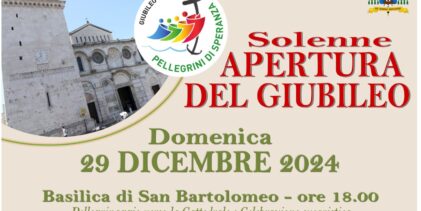 Giubileo,domenica solenne celebrazione in Cattedrale