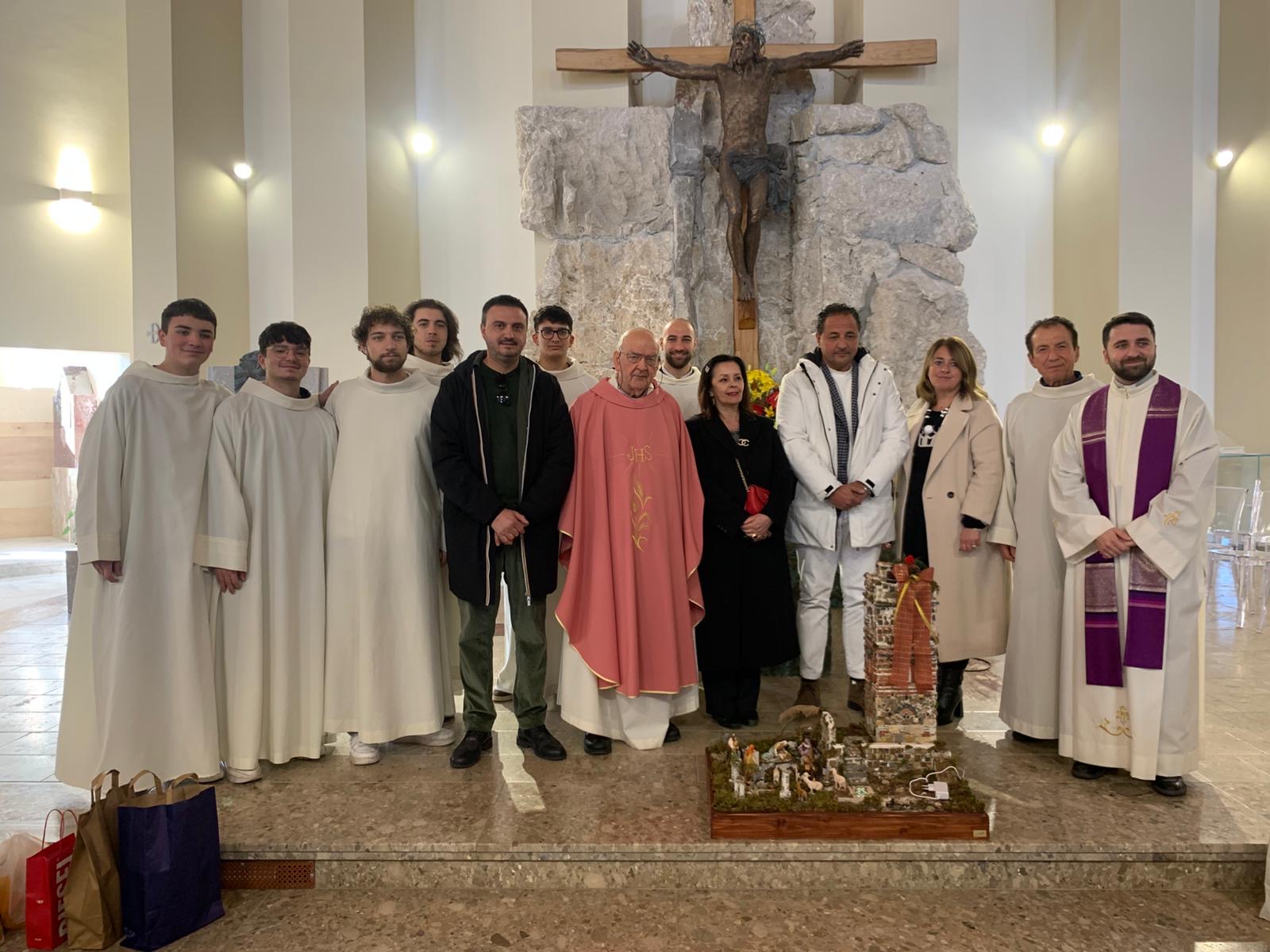 Telese Terme, Comune e Pro Loco donano presepe alla Parrocchia di S. Alfonso