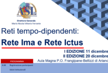 Asl Avellino: formazione su Reti Tempo-Dipendenti: Focus su IMA e Ictus per professionisti sanitari