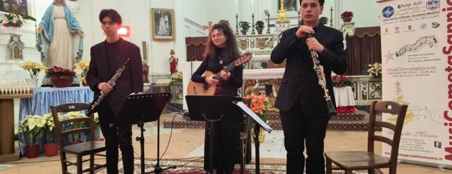 Airola, XXV edizione di MusiCometaSannio: il trio Ruspeta e il duo per flauto e chitarra De Matola-Iannace incantano il pubblico