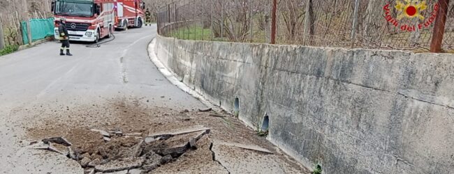 Fuga di gas a Summonte: Vigili del Fuoco in azione per una tubazione rotta