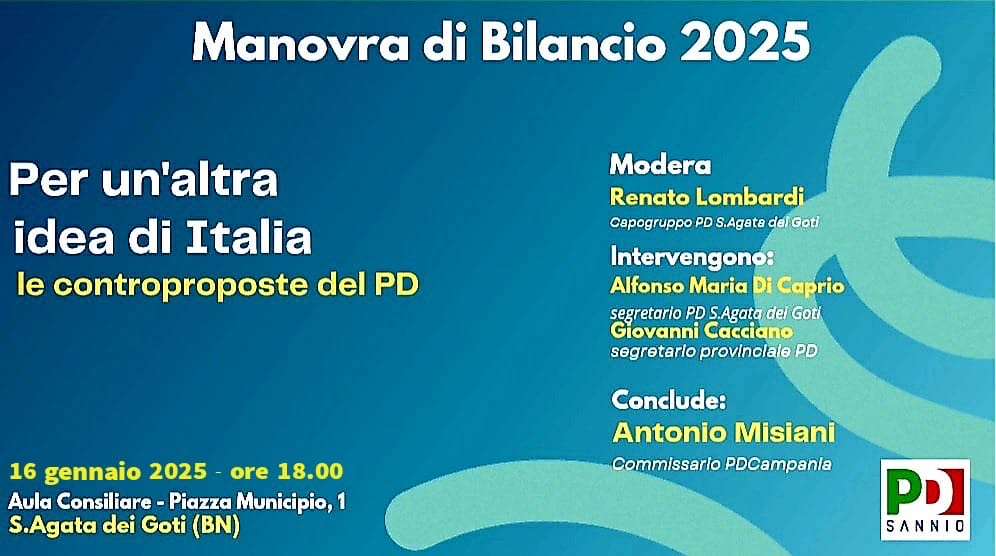 Doppio importante appuntamento nel Sannio per Antonio Misiani, Responsabile Economico del Partito Democratico.