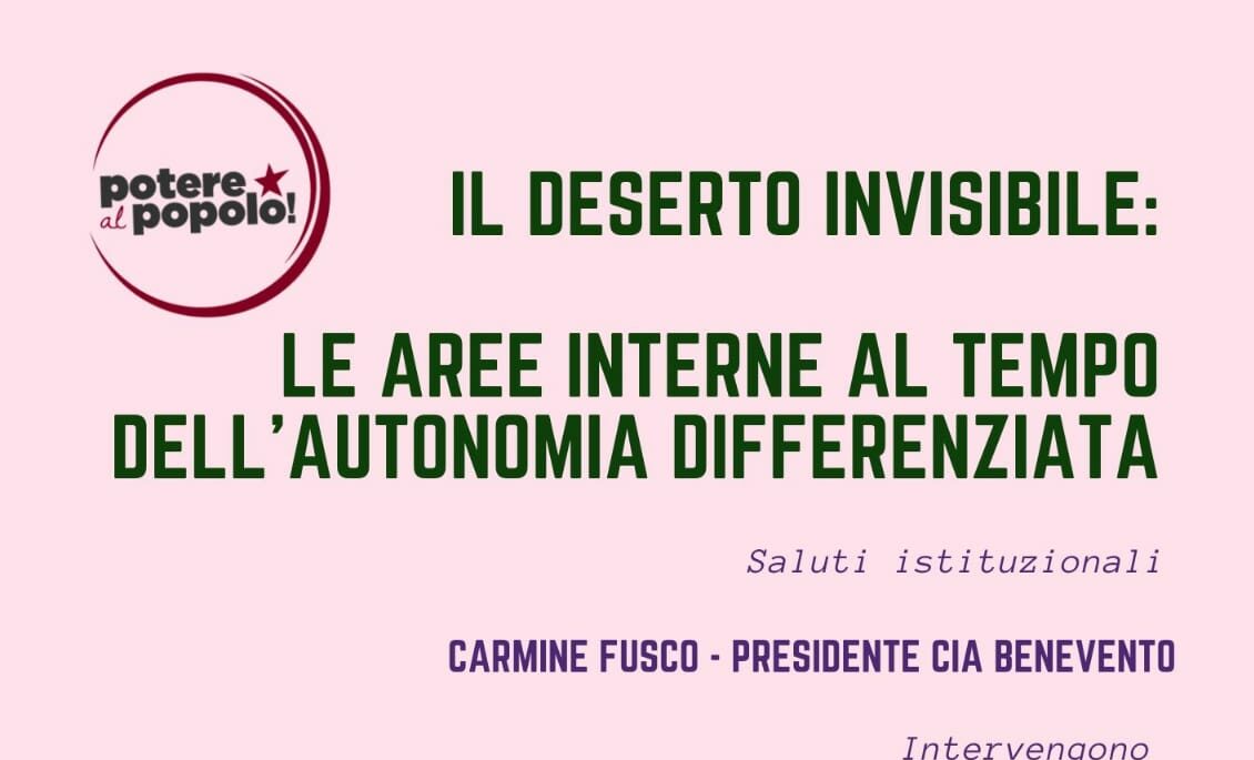 Dibattito pubblico Potere al Popolo Sannio venerdì 10 gennaio