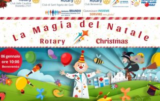 La Befana del Rotary Club di Benevento porta sorrisi e doni ai piccoli pazienti degli ospedali San Pio e Fatebenefratelli