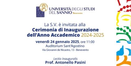 Unisannio, inaugurazione Anno Accademico con il climatologo Antonello Pasini