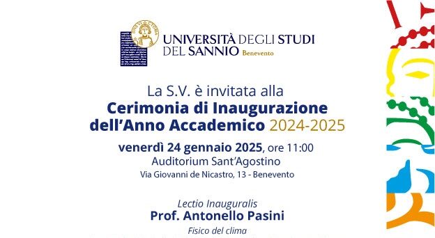 Unisannio, inaugurazione Anno Accademico con il climatologo Antonello Pasini