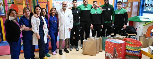 Avellino Basket: oggi in visita al reparto di Pediatria del Moscati