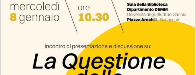 Domani la presentazione del volume del professor Vespasiano ‘La Questione delle Aree Interne’